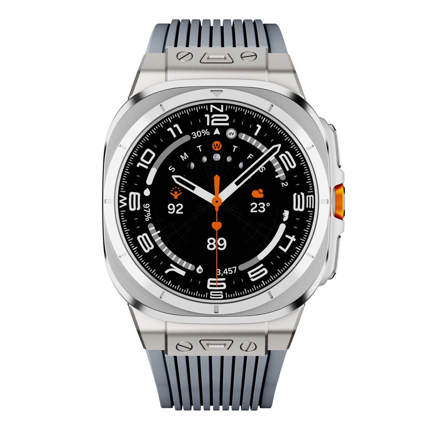 Big Bang High Tensile Silicone Watch Band For Samsung Watch Ultra