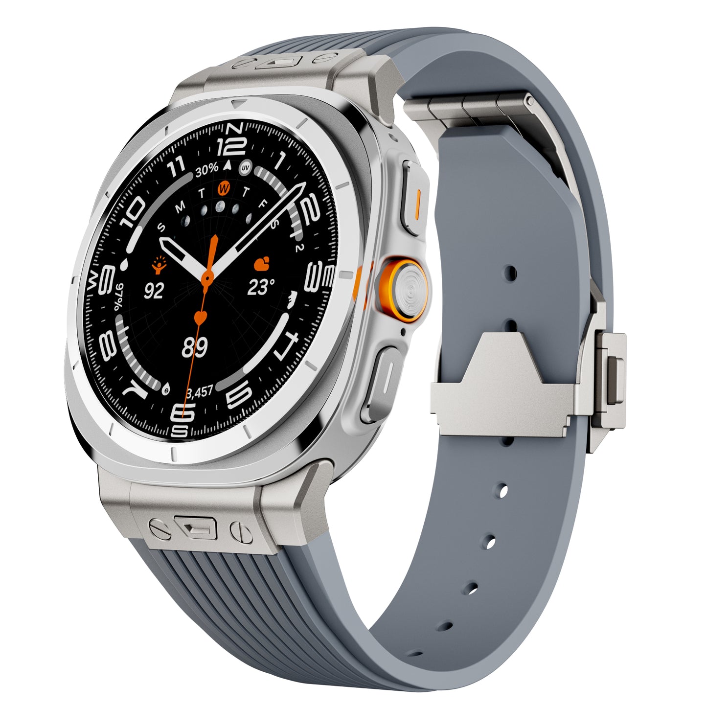 Big Bang High Tensile Silicone Watch Band For Samsung Watch Ultra