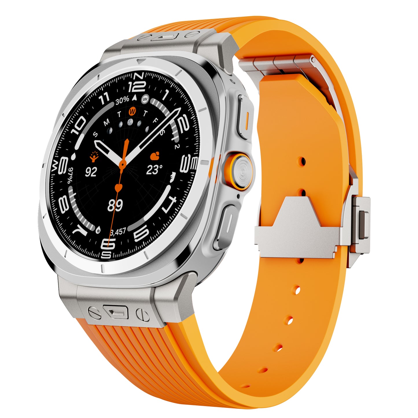 Big Bang High Tensile Silicone Watch Band For Samsung Watch Ultra
