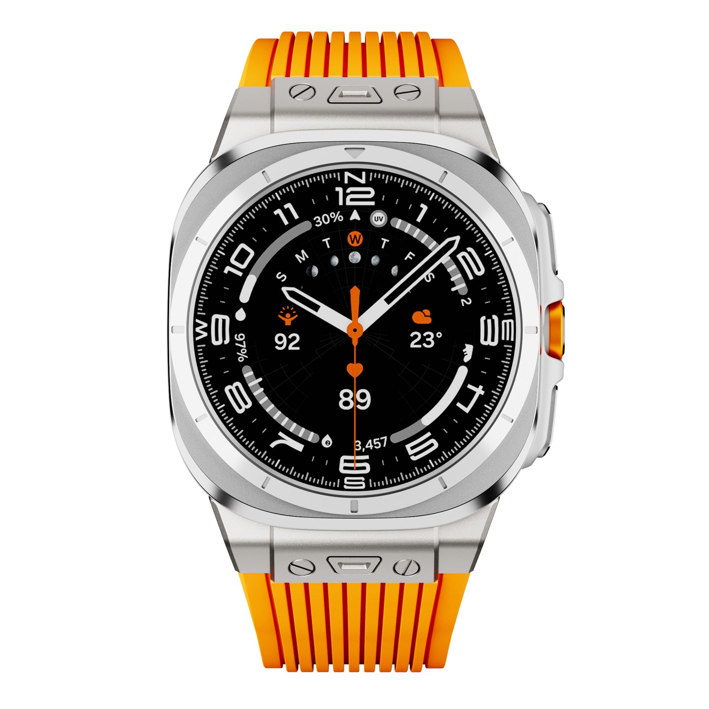Big Bang High Tensile Silicone Watch Band For Samsung Watch Ultra
