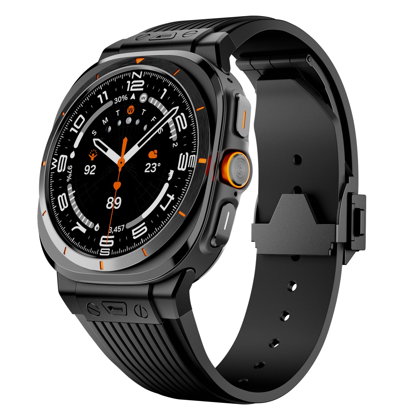 Big Bang High Tensile Silicone Watch Band For Samsung Watch Ultra
