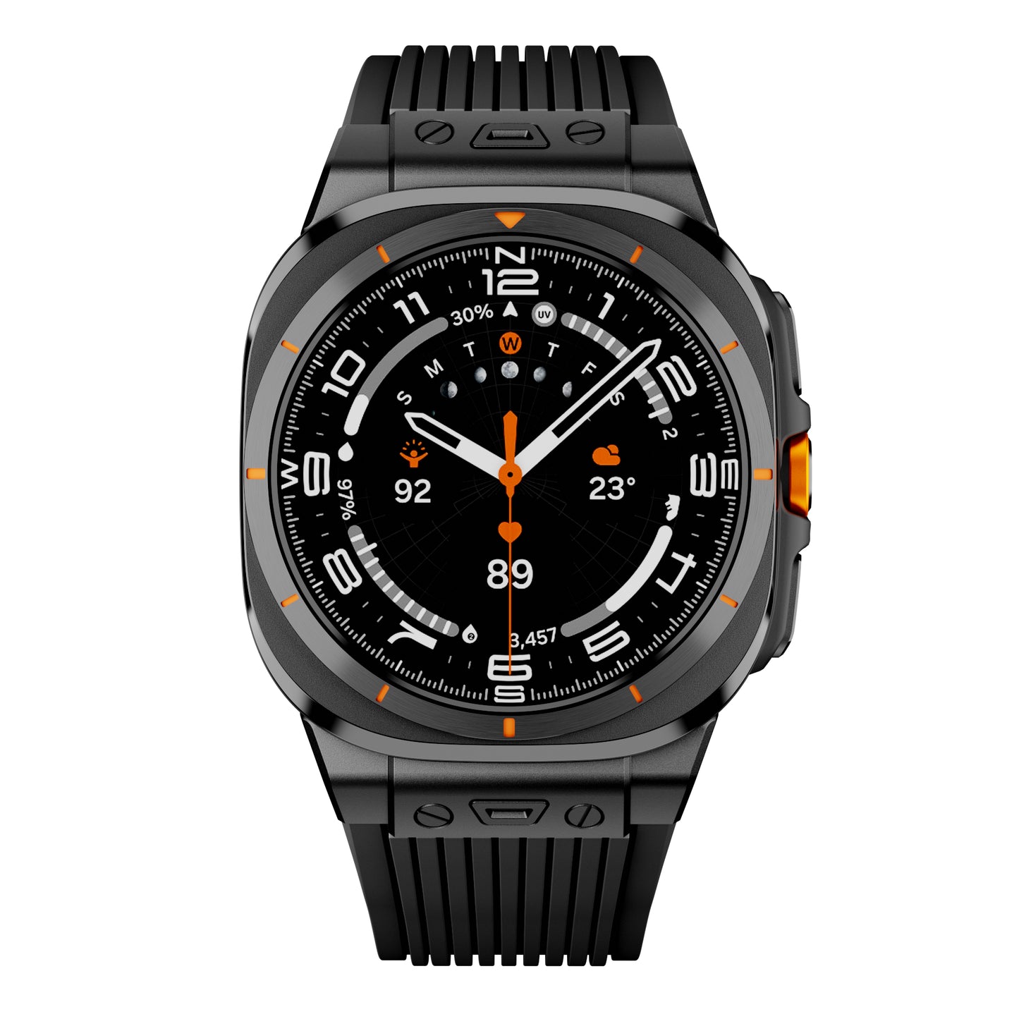 Big Bang High Tensile Silicone Watch Band For Samsung Watch Ultra
